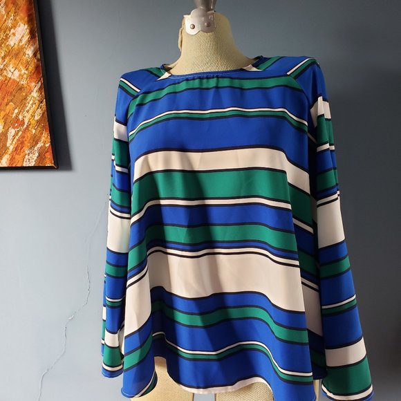 H&M Striped Swing Top/Size 4 - Picture 5 of 7